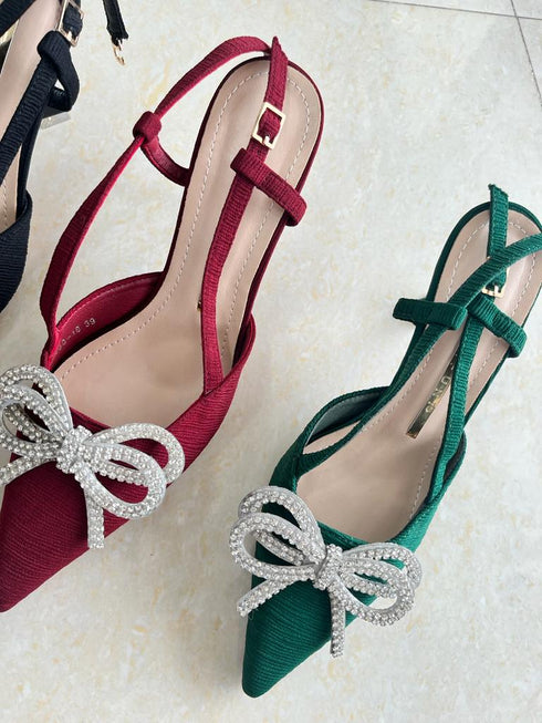 Women Sexy Bow Spring/summer Heel